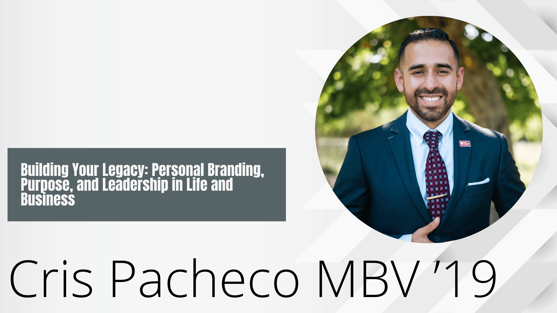 featured image for USC LAA Alumni Life Class Presents: Cris Pacheco MBV ’19